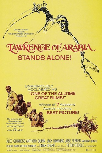 1962 lawrence arabia movie - lawrence,