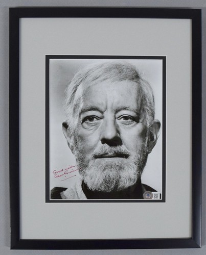 Alec guiness signed auto - alec,