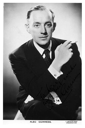 Alec guiness autogramm - alec,