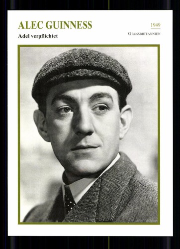 Alec guiness starportraitkarte - alec,