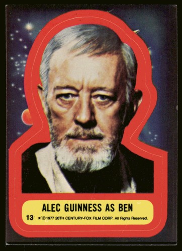 1977 topps alec guiness as - 1977,
