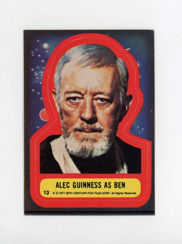 Alec guiness ben 1977 topps - alec,