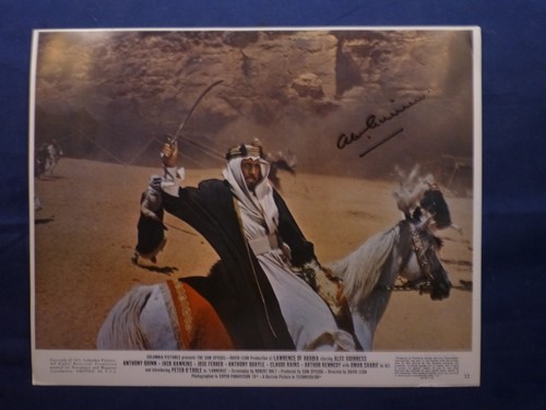 Alec guiness signed 10 - alec, x